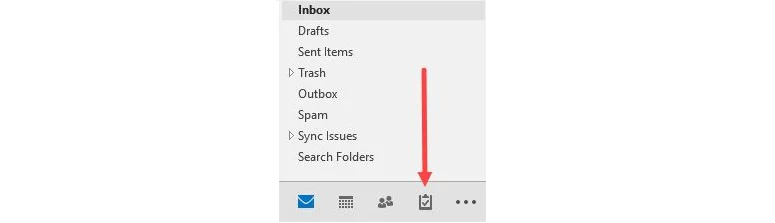 Outlook’s task list icon