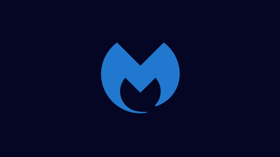 Malwarebytes Icon on darck background.