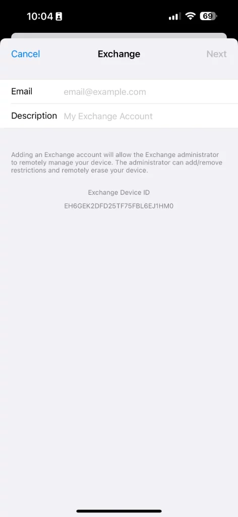 Email Mobile App Image 2