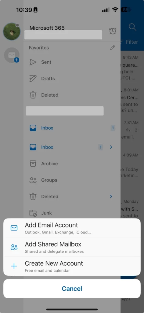 Email Mobile App Image 5